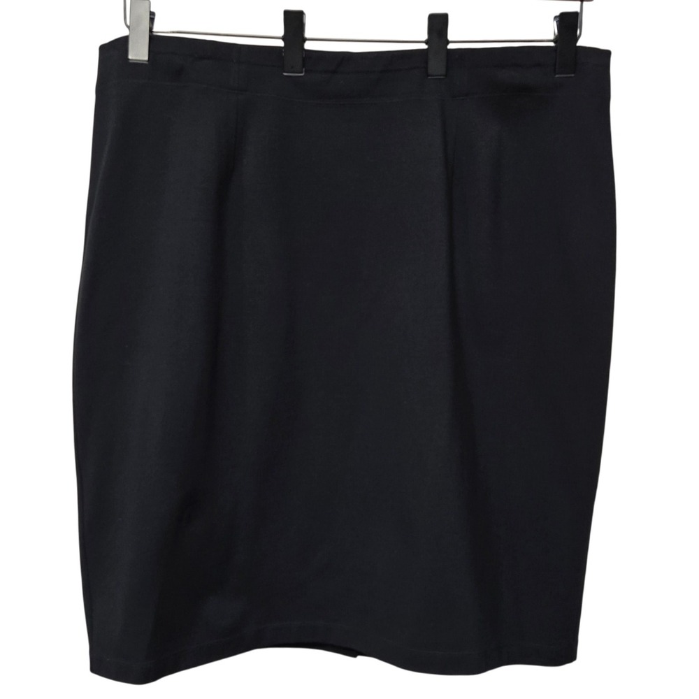 Eileen Fisher Midi Pencil Skirt Plus Size 3X Pointe‎ Knit Classic Thick Stretch